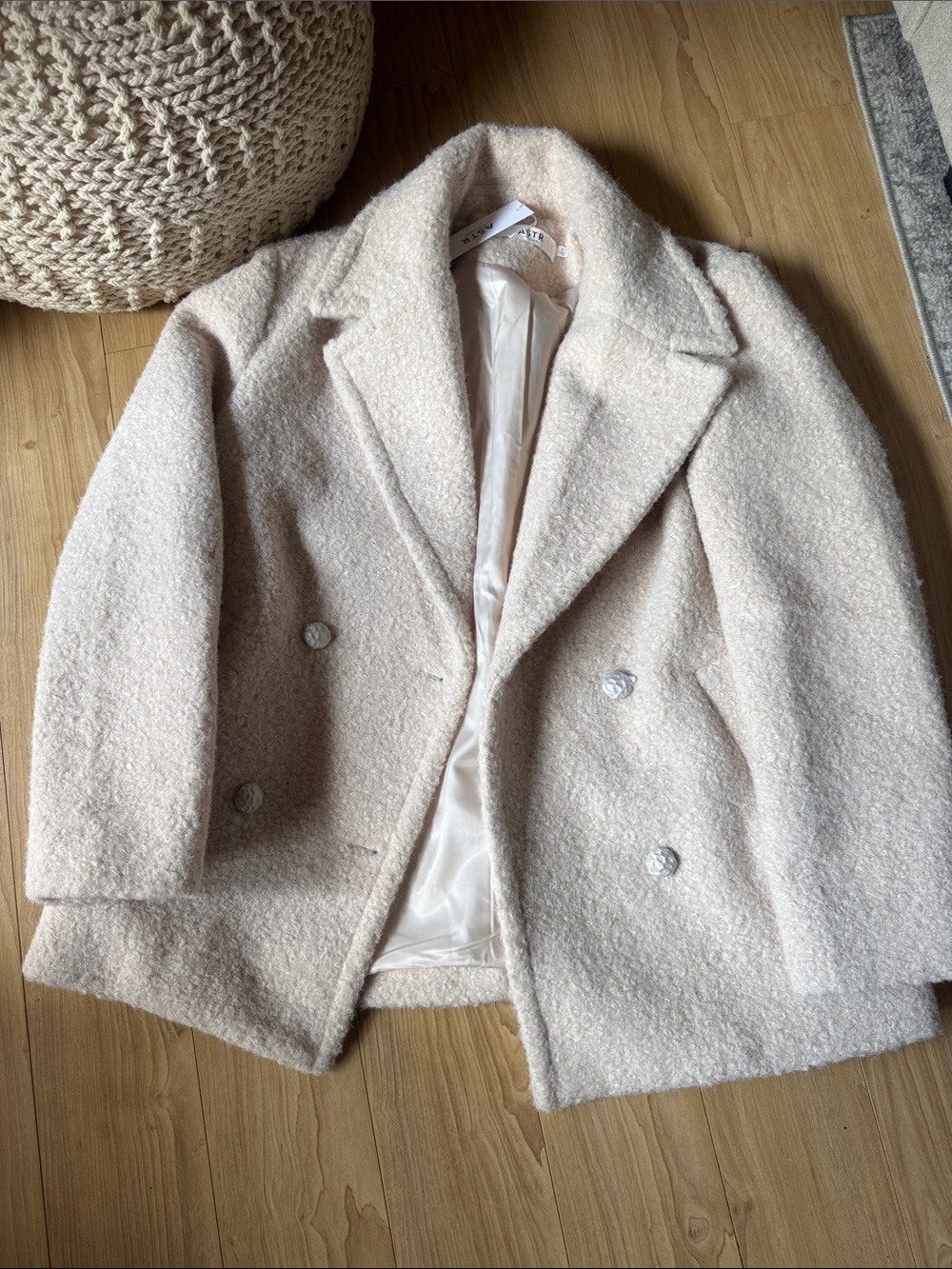 ASTR Jalyn Double-Breasted Pea Coat